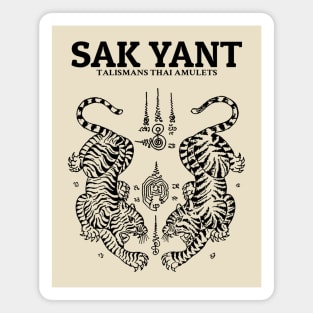 Sak Yant Tigers Magnet